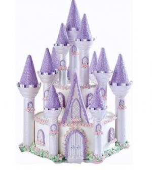Set Gâteau Château Romantique Wilton 32 Pièces - Tours, Fenêtres, Toit Réutilisables - Décoration Gâteau Mariage, Anniversaire