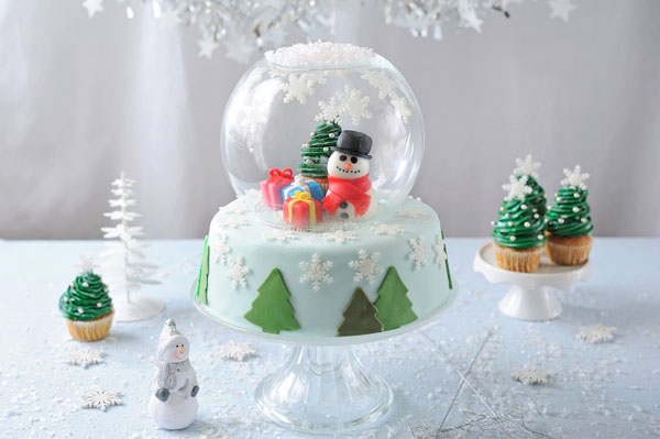 Gâteau boule de Noël 3D - Blog cake design et de pâtisserie - Blog