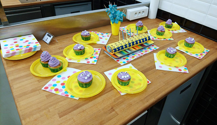 La Recette De Christelle Le Gateau Roule Minions Cerfdellier Le Blog