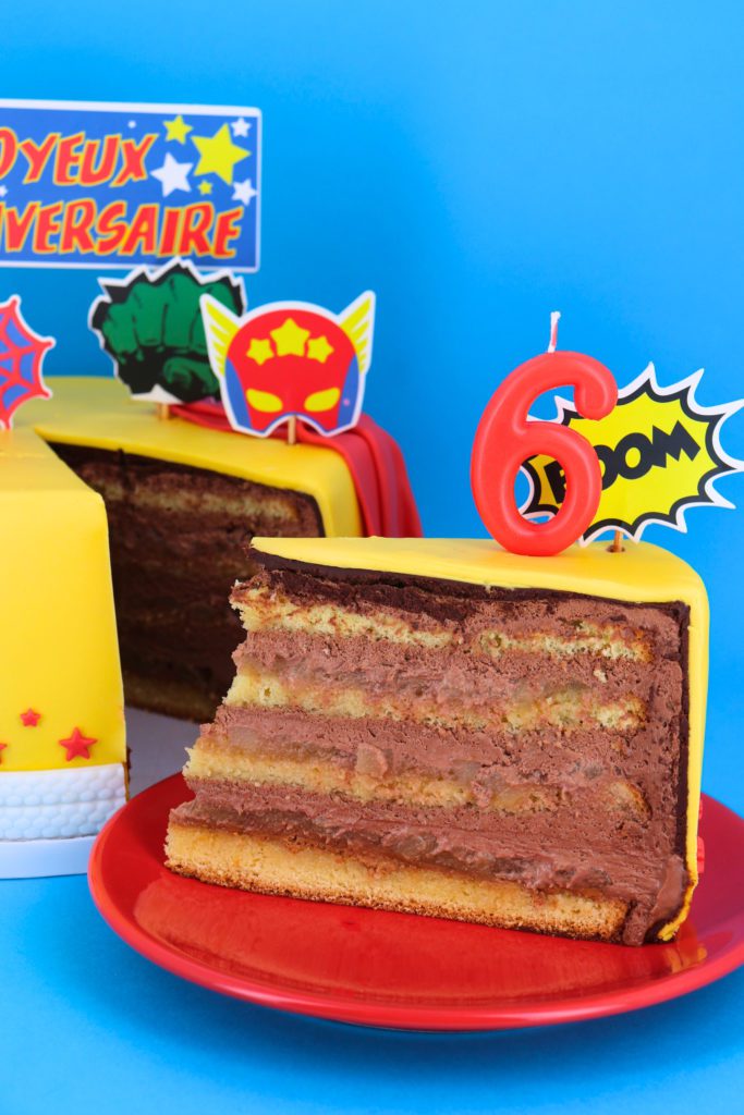Gâteau d'anniversaire part