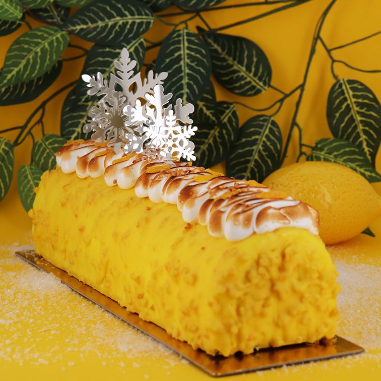 Bûche citron meringuée