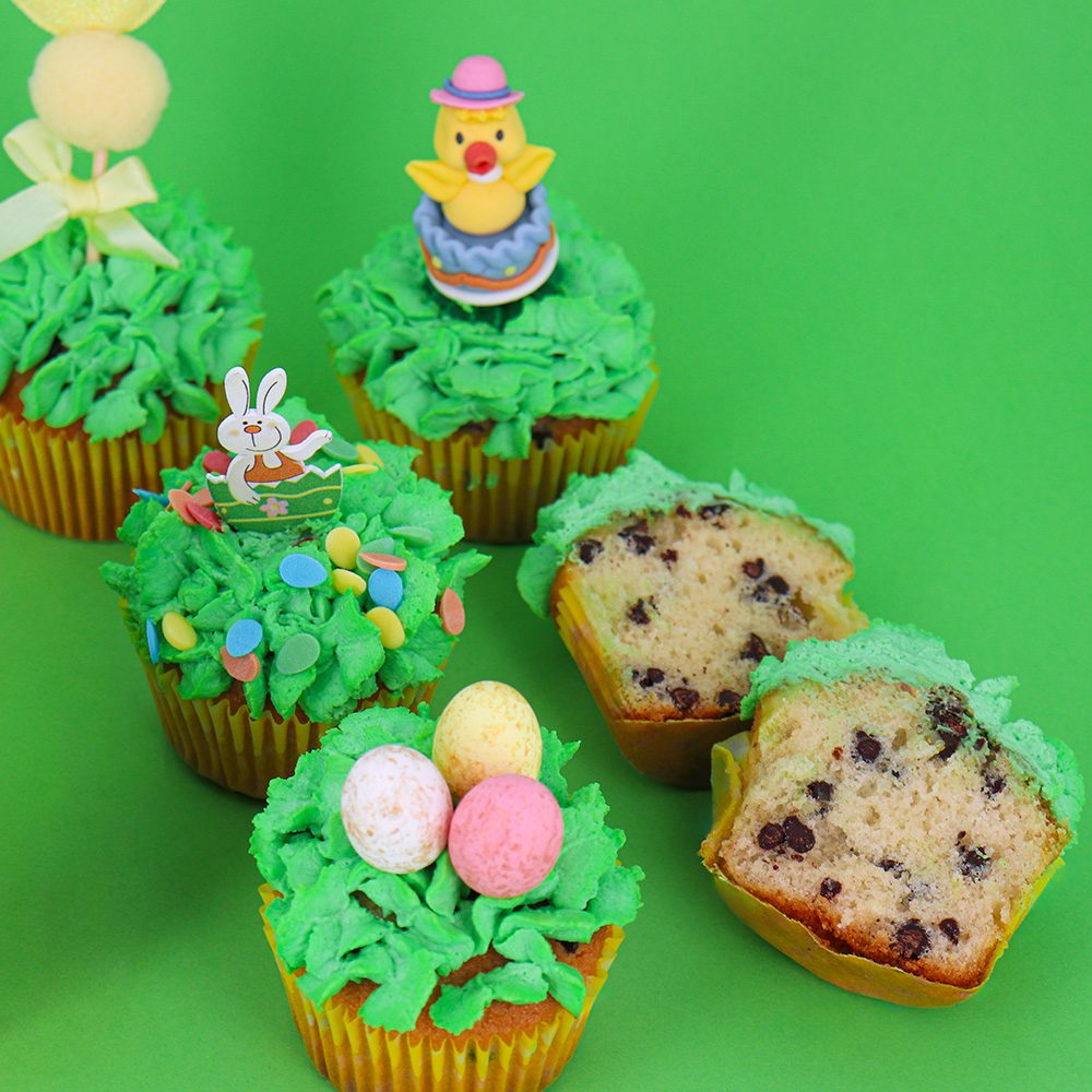 Muffins sucrés aux pépites de chocolat