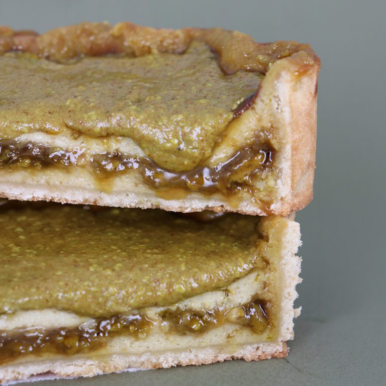 Flan à la pistache